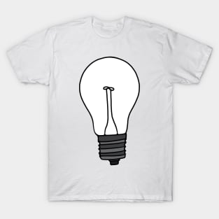 White Lightbulb T-Shirt